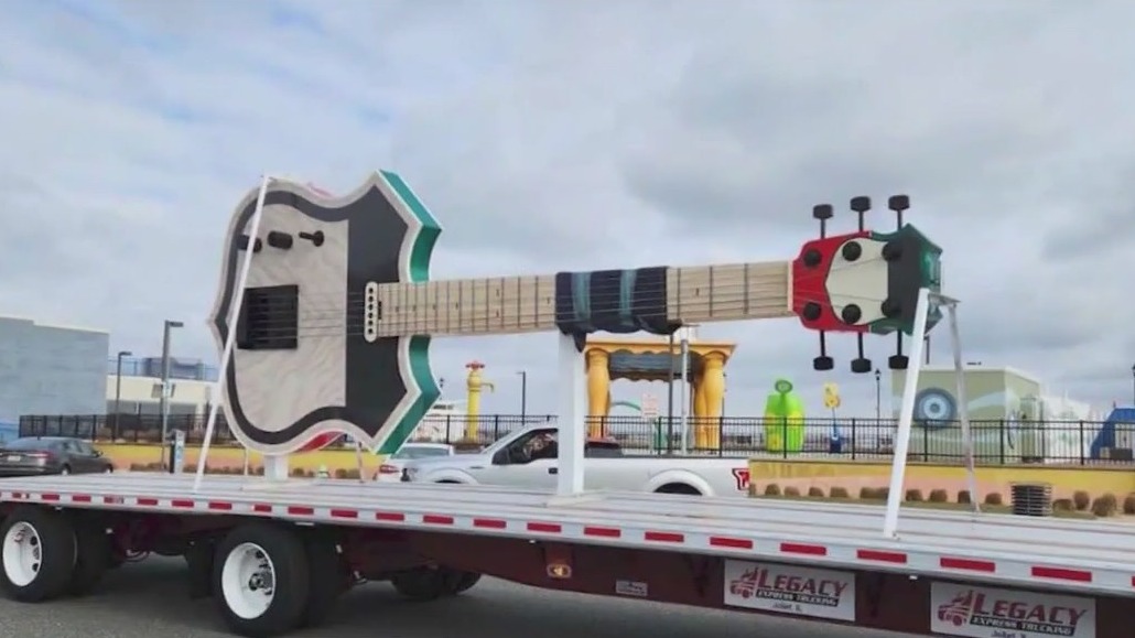 World's-largest handmade guitar sculpture to light up Joliet