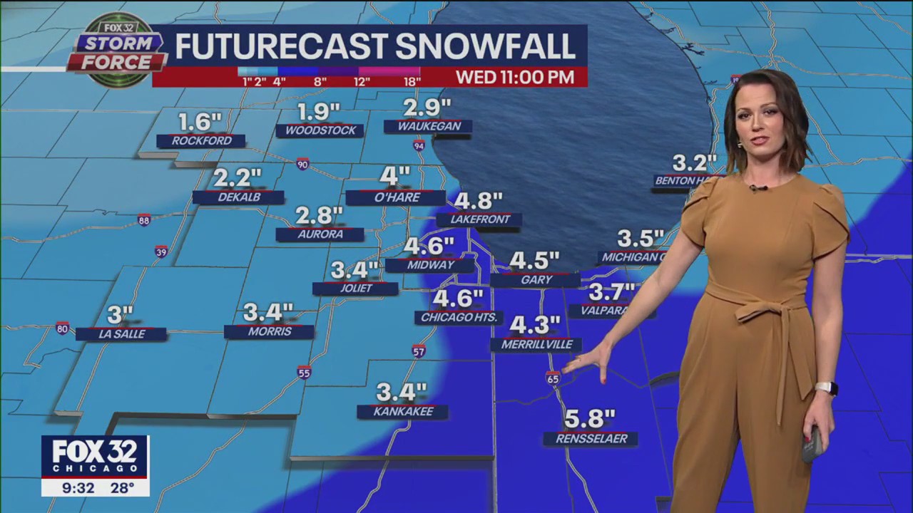 Chicago weather: Here comes the snow