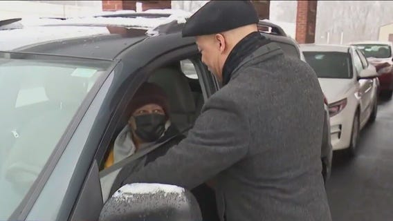 Gary gives away Ring cameras to residents to combat crime