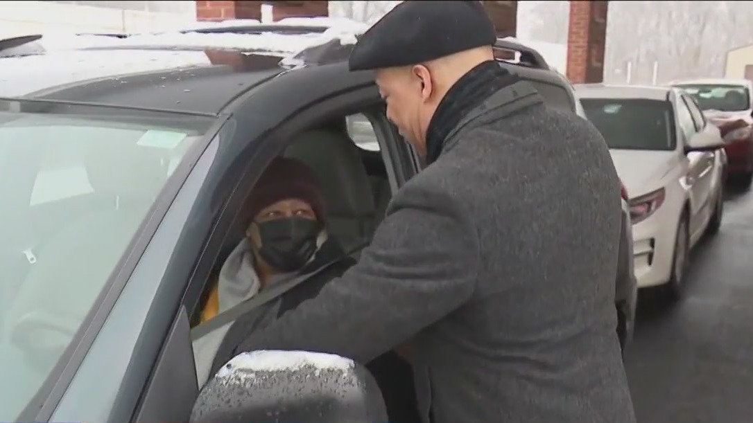 Gary gives away Ring cameras to residents to combat crime