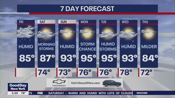 NYC weather forecast