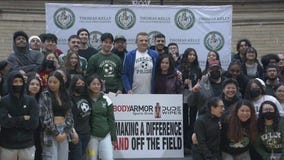 Chicago school surprises coach after heart attack recovery