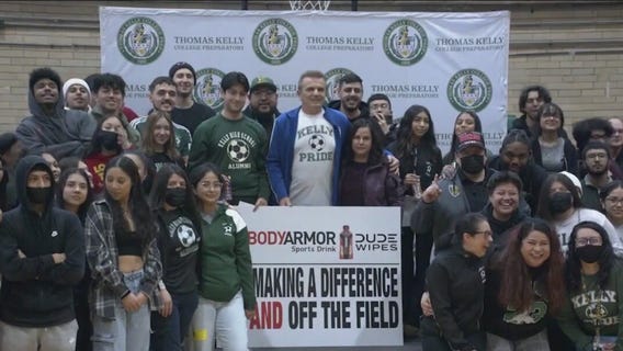 Chicago school surprises coach after heart attack recovery
