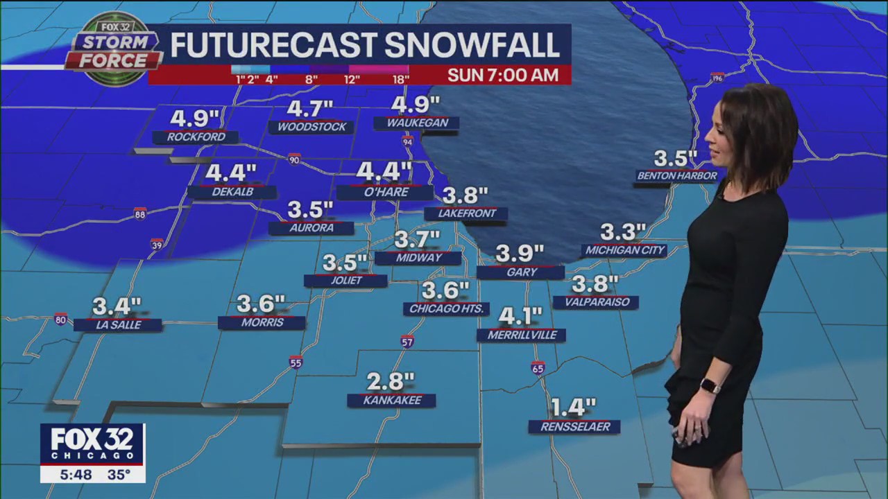 Chicago weather: How much snow will we get this weekend?