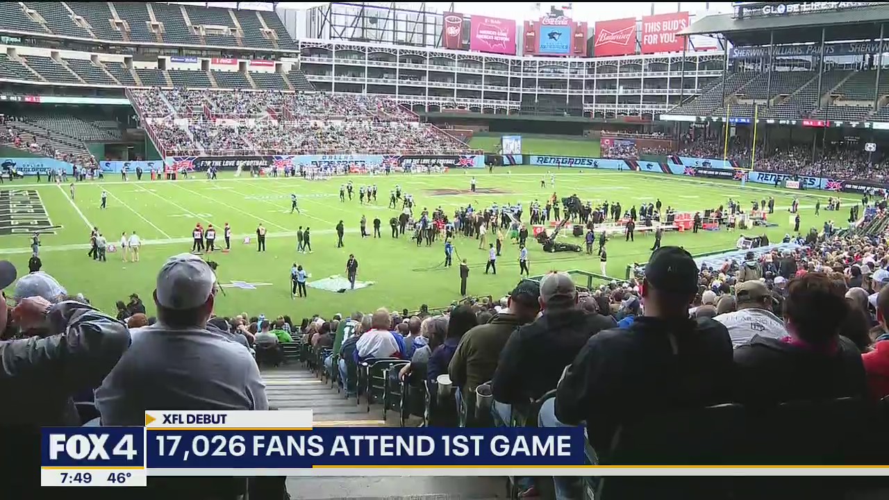 Renegades lose to Battlehawks in inaugural game