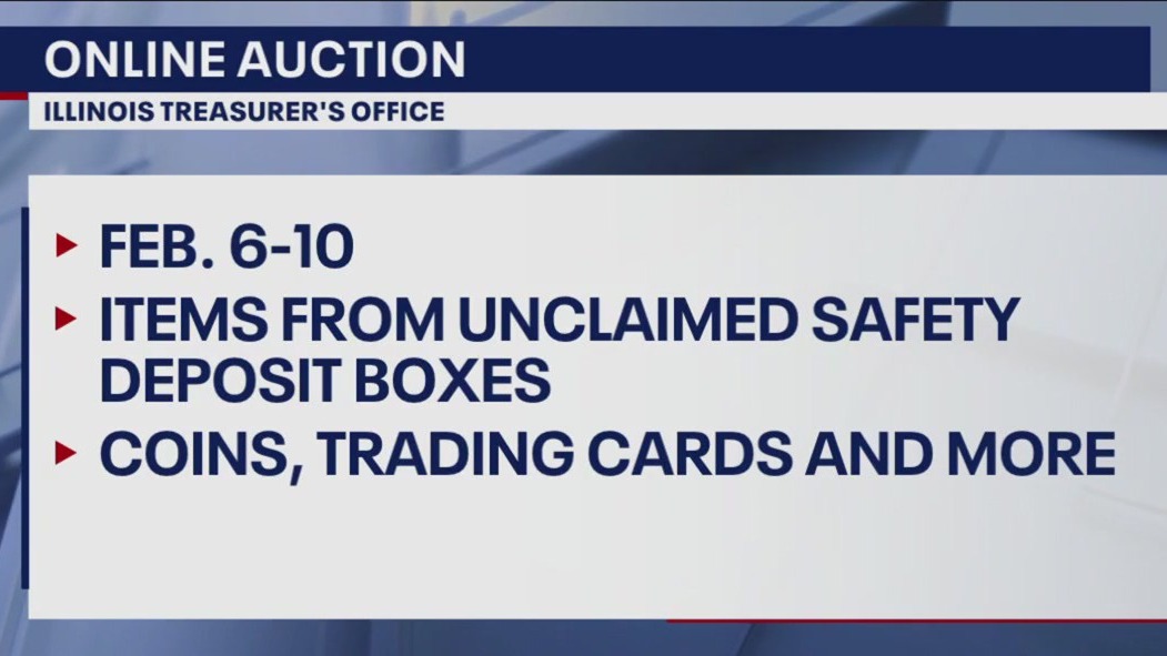 Illinois Treasurer's Office auctioning off unclaimed property