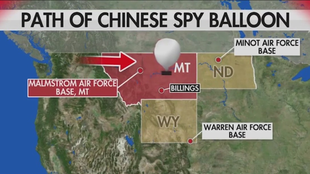 Tracking the suspected Chinese spy balloon