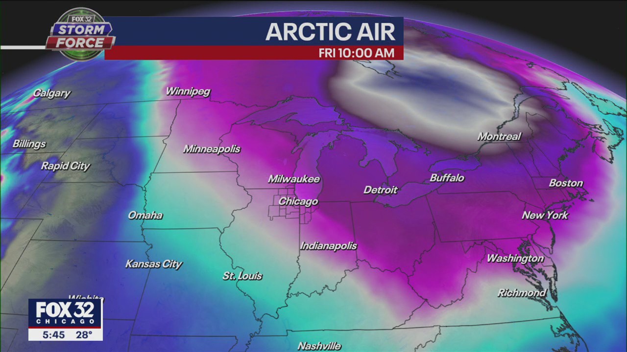 Chicago weather: Incoming wind chills as cold as -25 possible | FOX 32 ...