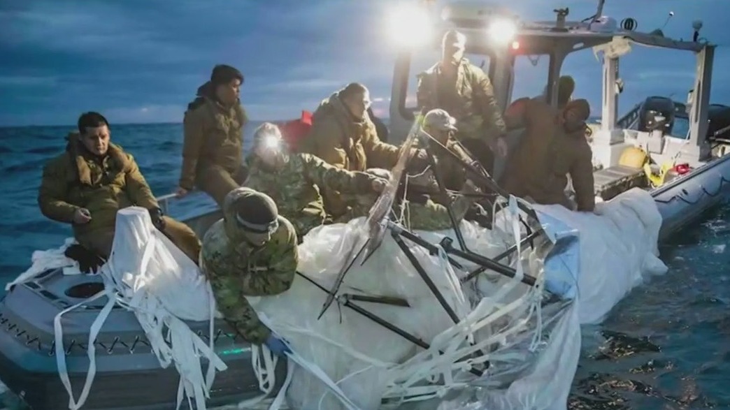 Chinese Spy Balloon: US Military recovers remains of foreign spy balloon off coast of Carolinas