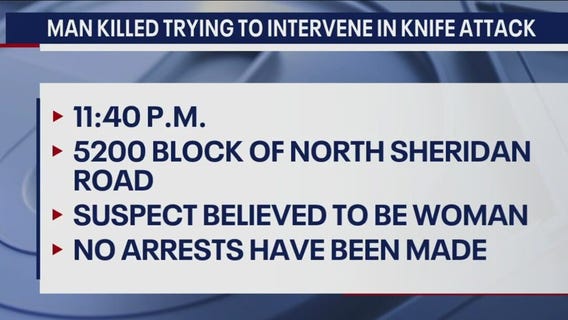 Man killed trying to stop knife-wielding attacker in Edgewater