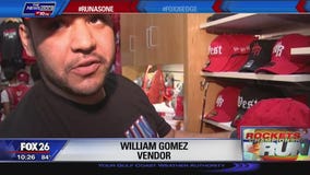 Houston-based vendor's designed hats on sale