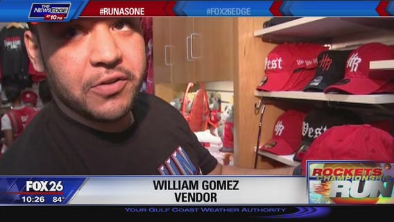 Houston-based vendor's designed hats on sale