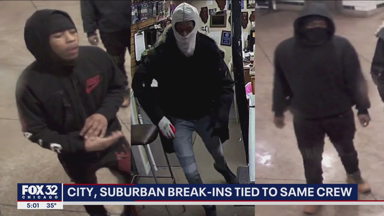 Burglary crew tied to separate break-ins downtown and in the Chicago suburbs