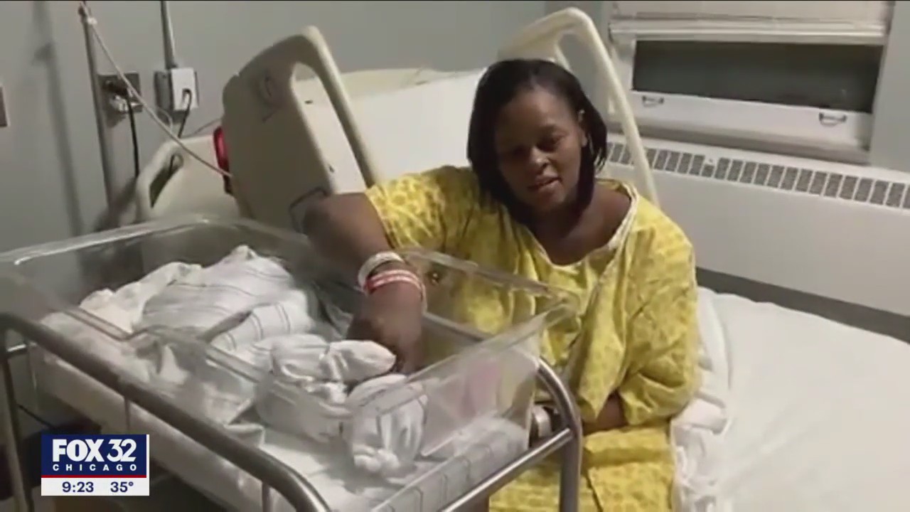 Chicago woman goes to hospital with stomach cramps, gives birth to baby girl