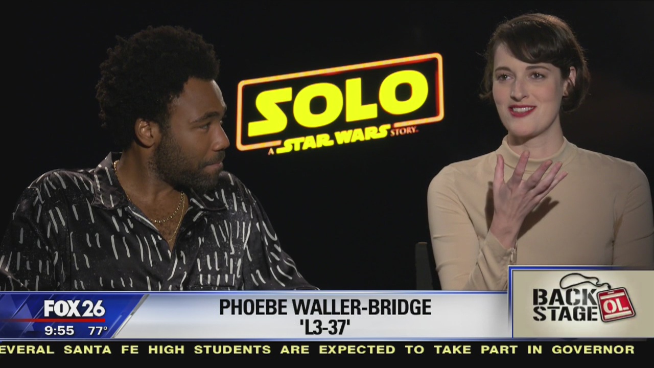 Go Backstage - 'Solo: A Star Wars Story' (Donald Glover & Phoebe Waller-Bridge)