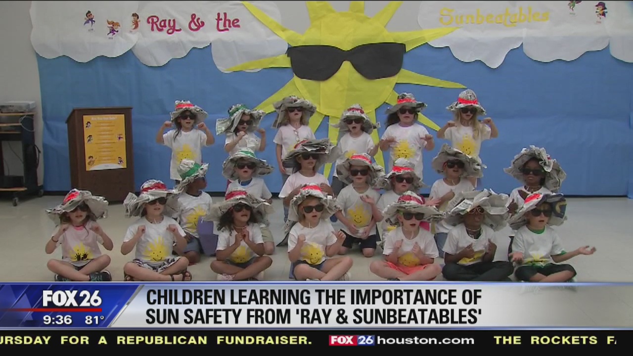 Kindergartners fight against skin cancer the fun way