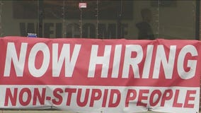 Pizza joint's help wanted sign: 'Now hiring: non-stupid people'