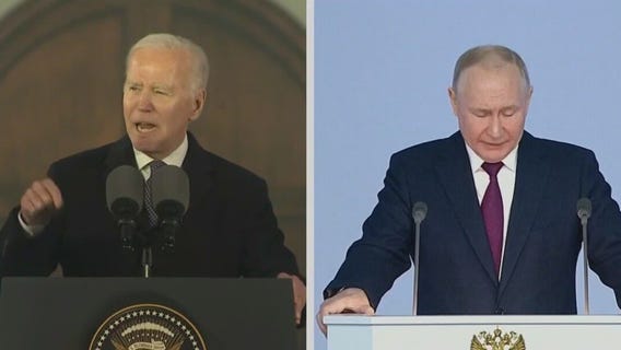 Biden challenges Putin to 'end the war' in Ukraine