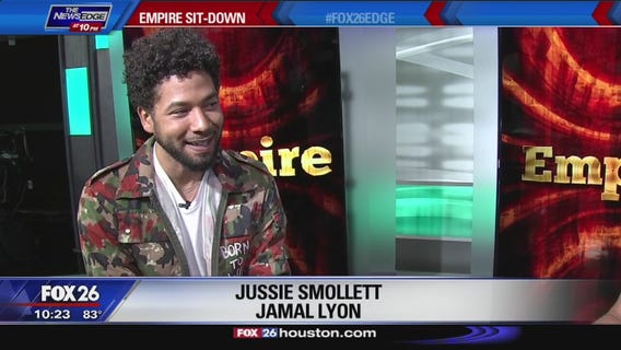 Jussie Smollett performing in Houston