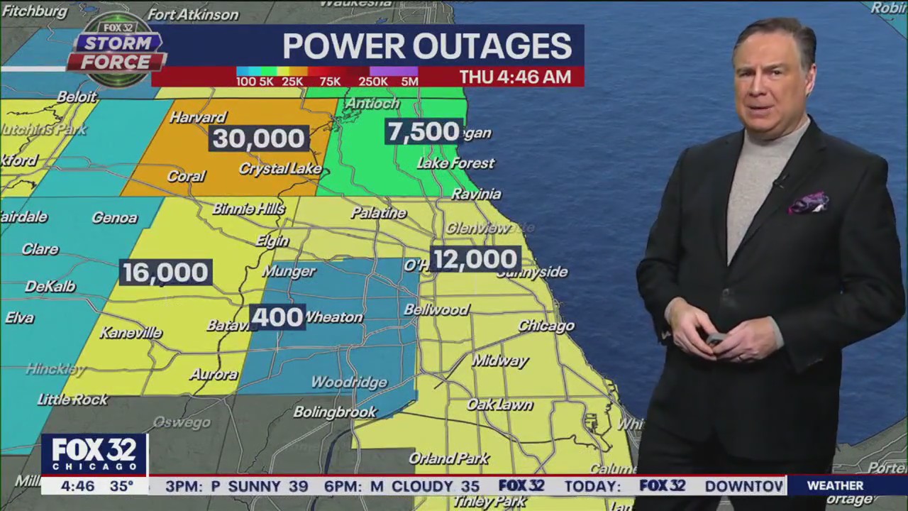 Chicago area rocked with power outages after Wednesday storms