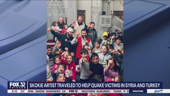 Skokie artist travels to help earthquake victims in Syria and Turkey
