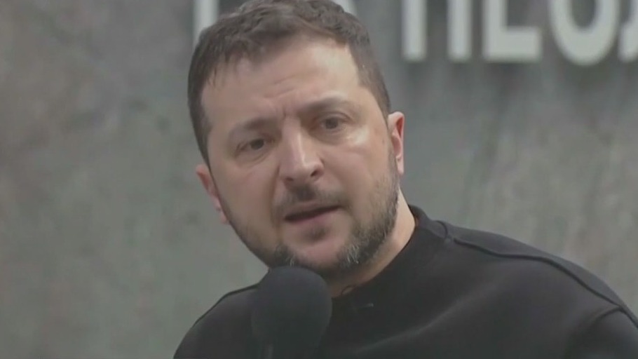 War in Ukraine: Zelenskyy vows to 'defeat all threat's as country marks somber anniversary