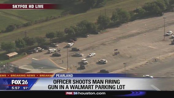 Person shot by police in Pearland parking lot