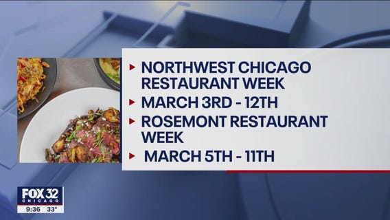 8 suburbs participating in Chicago Northwest Restaurant Week