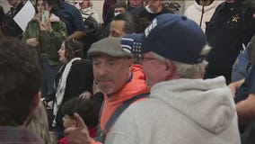 Chaos erupts at Oak Lawn meeting same day as officer pleads not guilty to battery