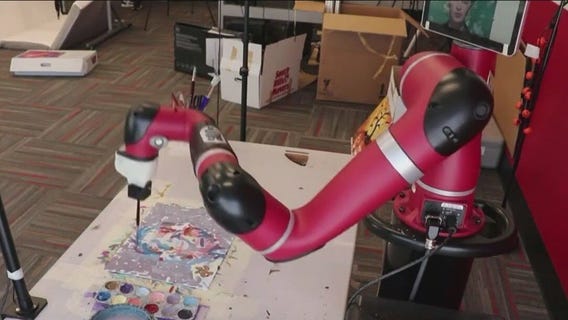 Robotic artist powered by artificial intelligence