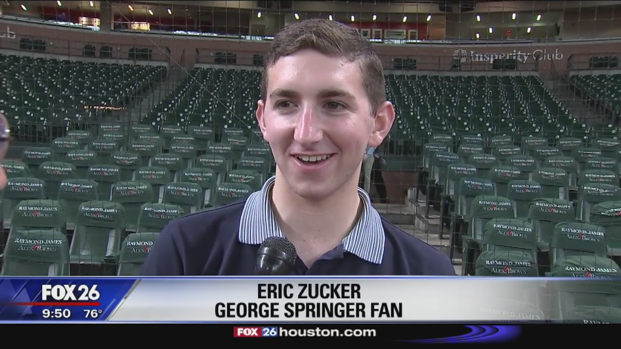 Springer inspires fan with speech impediment