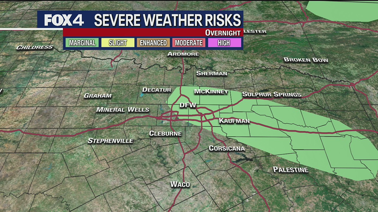 April 20 overnight forecast