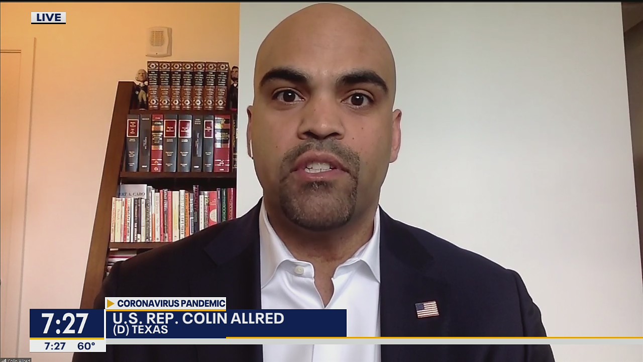 Congressman Allred comments on small business loans, COVID-19 testing