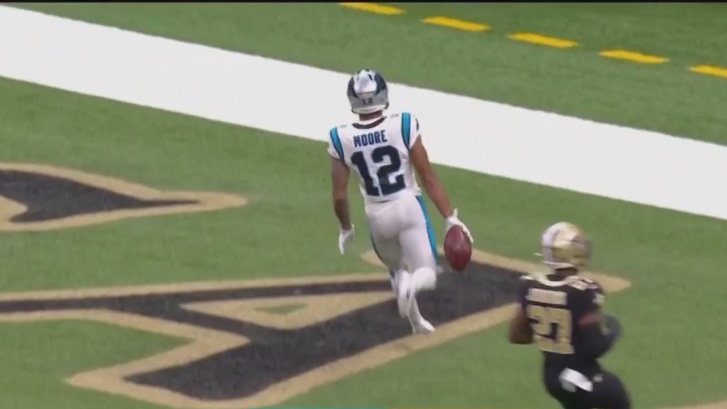 Bears trade No. 1 overall draft pick to Panthers for WR DJ Moore: reports