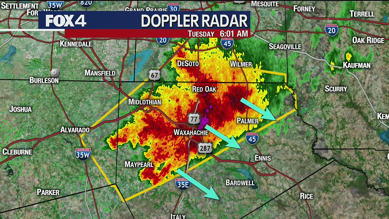 Early morning storms bring hail to parts of North Texas