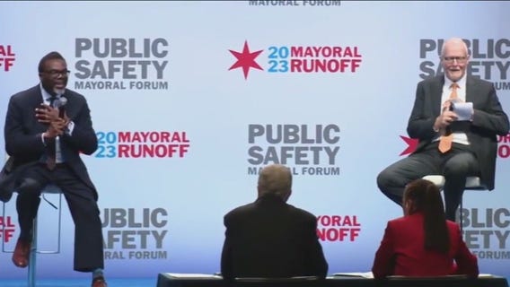 Chicago mayoral candidates Paul Vallas, Brandon Johnson discuss violence prevention, safety at latest forum