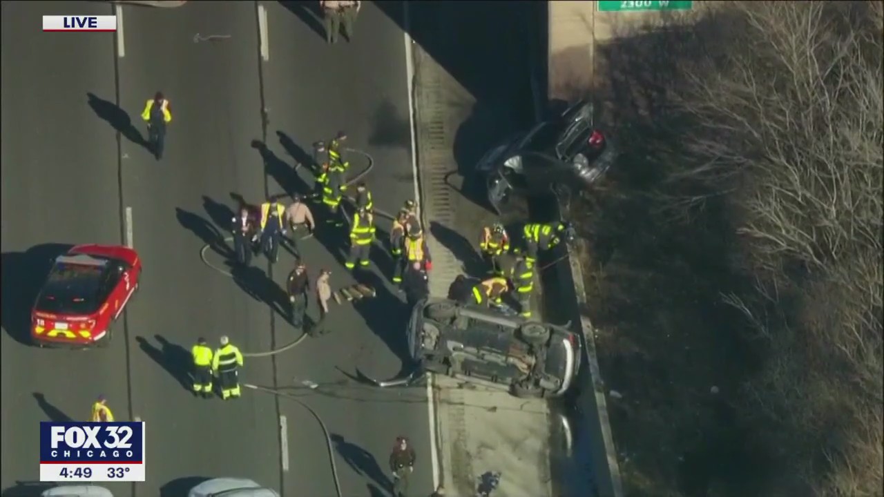 Serious crash reported on Eisenhower Expressway