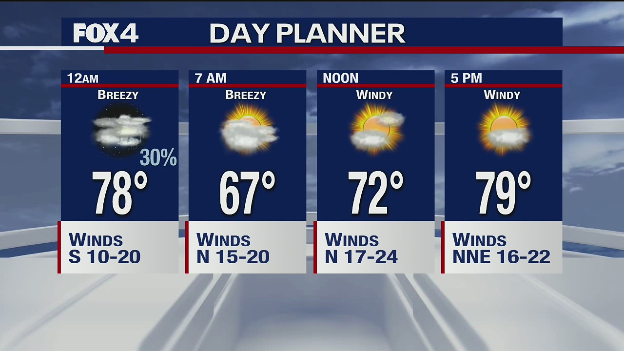 May 4 overnight forecast
