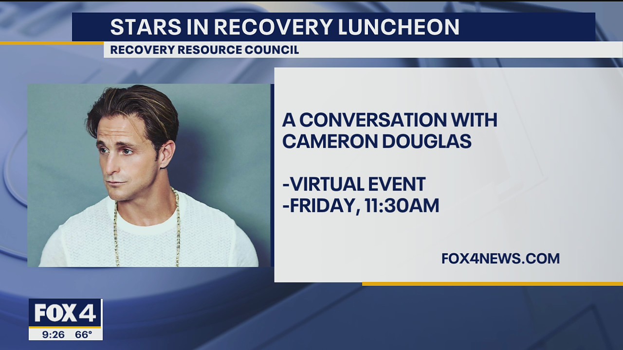 Recovery Resource Council to hold virtual luncheon with Cameron Douglas