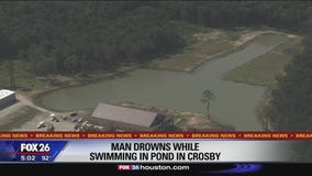 Drowning reported in Crosby-area pond