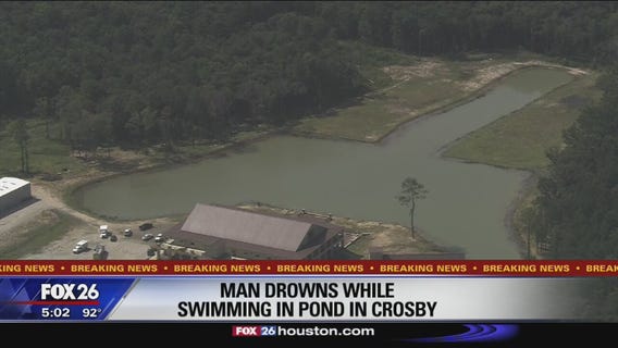 Drowning reported in Crosby-area pond
