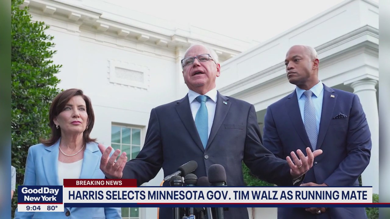 Tim Walz picked as Kamala Harris? running mate in 2024