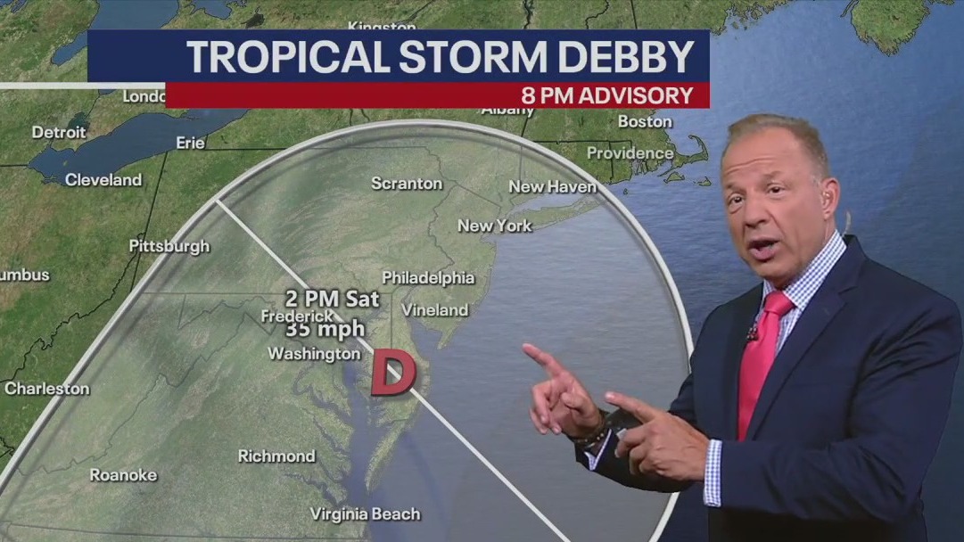 Tracking tropical storm Debby