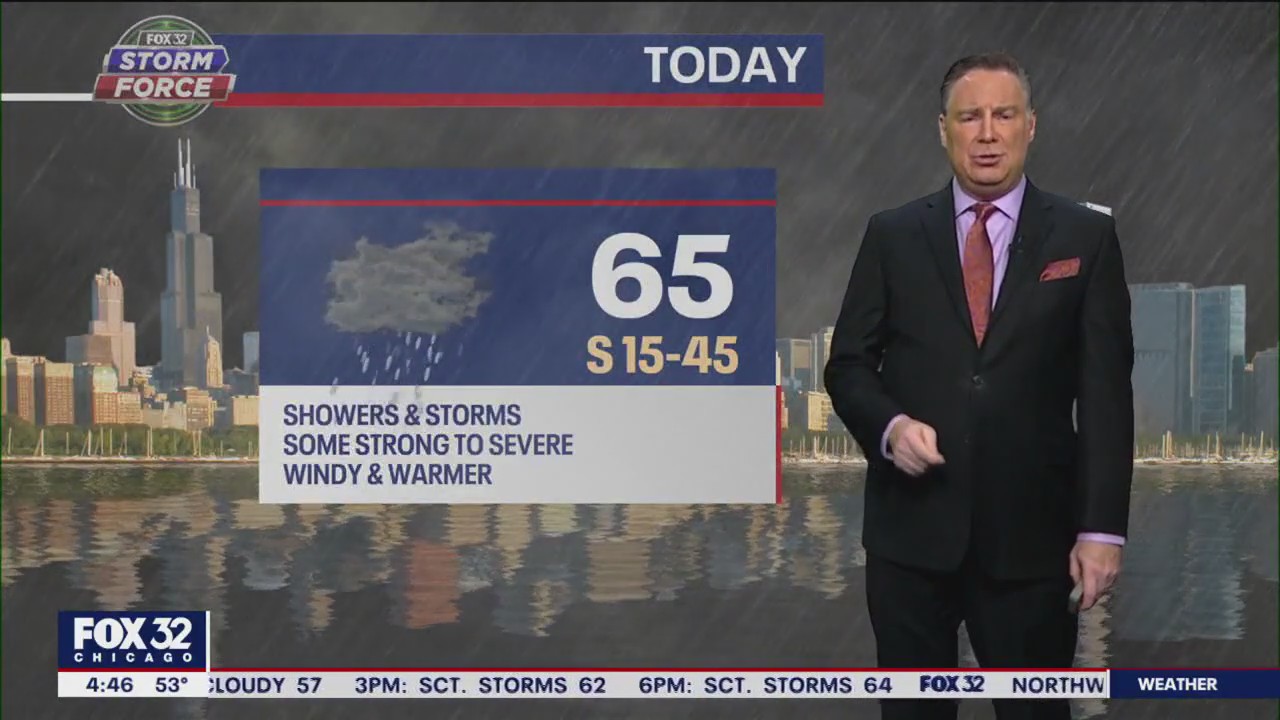 Chicago weather: Several rounds of turbulent storms to hit the city Friday