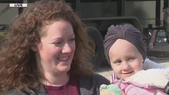 Orland Park family receives heartwarming gift as young daughter battles cancer