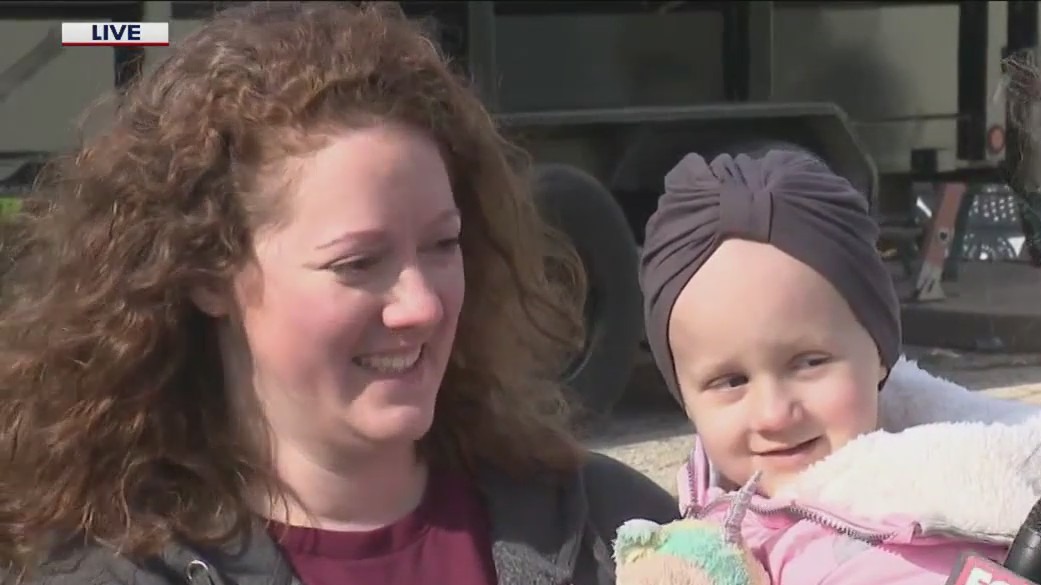Orland Park family receives heartwarming gift as young daughter battles cancer