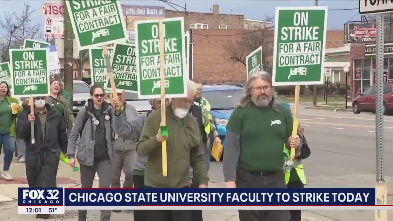 Chicago State University faculty go on strike after failed negotiations