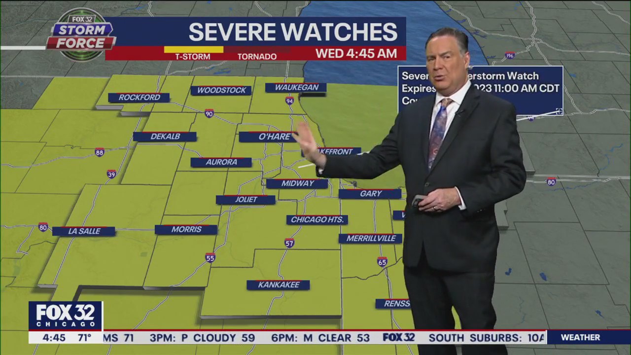Chicago weather: Severe storm watch impacting all of Chicagoland