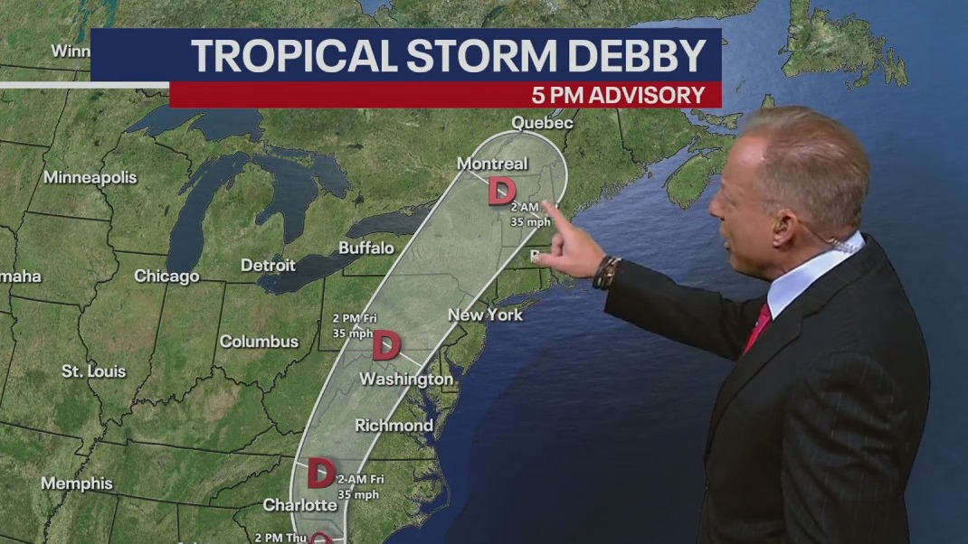 Tropical Storm Debby: Best and worst scenarios