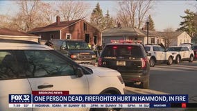 1 dead, firefighter injured in Hammond fire